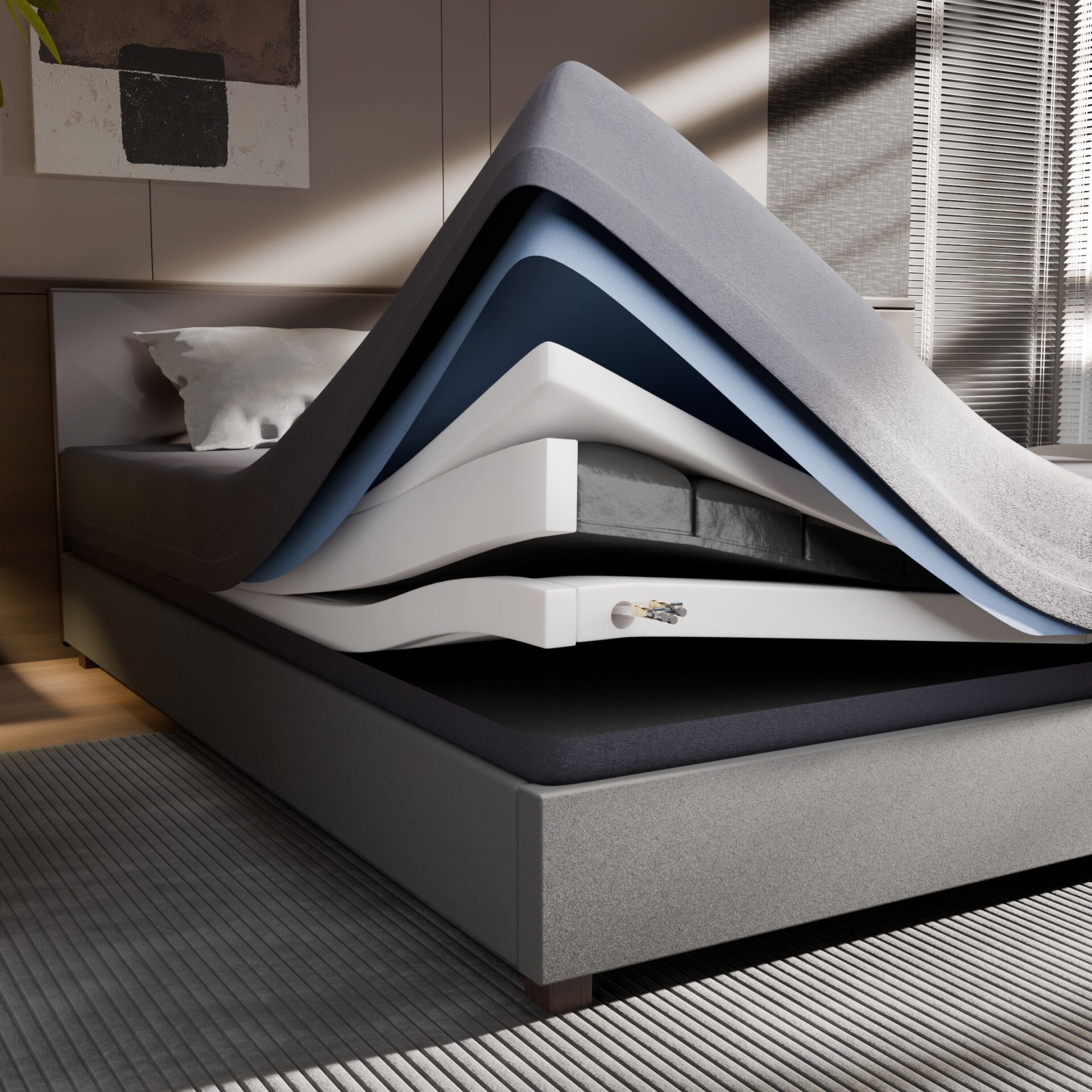 United Mattress Bed - Image 4